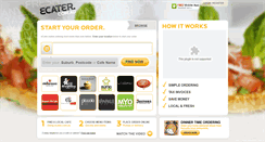 Desktop Screenshot of ecater.com.au